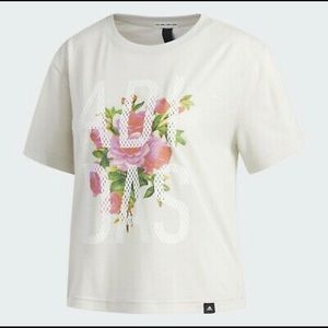 Adidas Floral Essentials Logo T-shirt